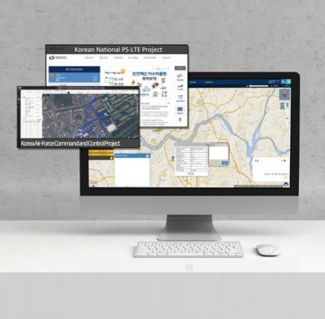 geoCommand 플랫폼 모니터 화면